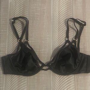 Victoria's Secret Black Strappy Underwire Bra
